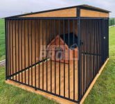 Kojec dla psów 3x2m Drewniana Podłoga ściany zabudowane drewnem GP376 Częstochowa - zdjęcie 2