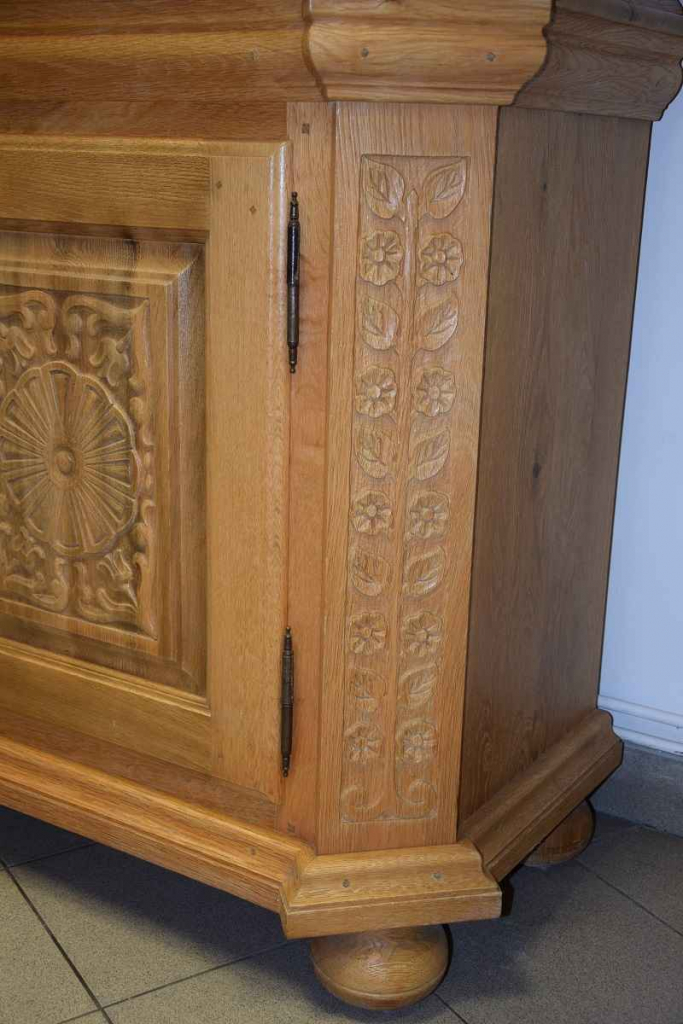 kredens z drewna dębowego - super stan Olsztyn - zdjęcie 8