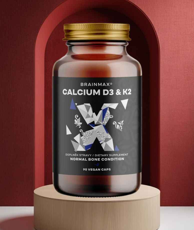 BrainMax Calcium D3 &amp; K2 - Zdrowe kości i stawy Grunwald - zdjęcie 2