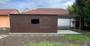 Schowek domek ogrodowy 6x3m  wiata 3m drewnopodobny  spad w bok ID1058 Miastko - zdjęcie 3