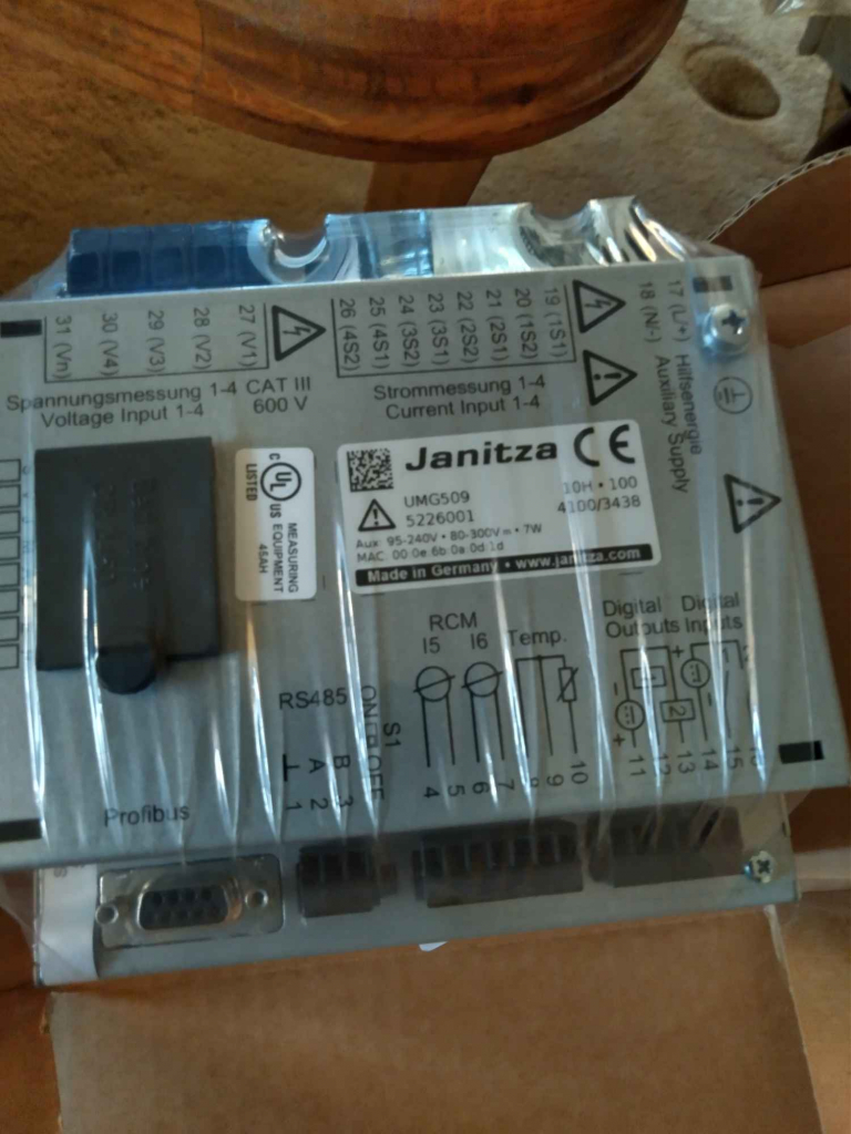 Analizator jakości prądu Janitza UMG 509 Kielce - zdjęcie 2