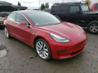 Tesla Model 3 2018, Long Range Battery, porysowany lakier Warszawa - zdjęcie 2