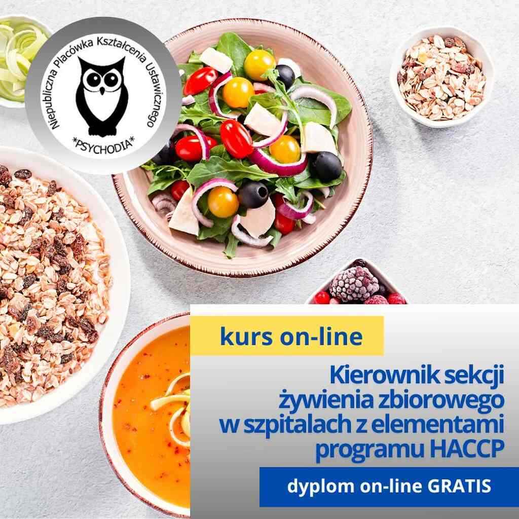 Kierownik sekcji żywienia zbiorowego w szpitalach kurs online Toruń - zdjęcie 1