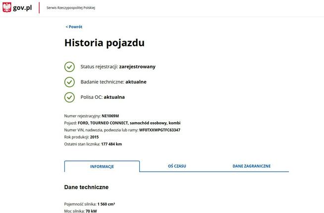 Ford Tourneo Connect Diesel Zarejestrowany Ubezpieczony Elbląg - zdjęcie 2