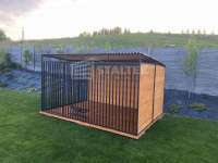 Kojec dla Psów 3x2 - Zabudowa Drewnem - drewniana podłoga ST125 Nowa Huta - zdjęcie 4