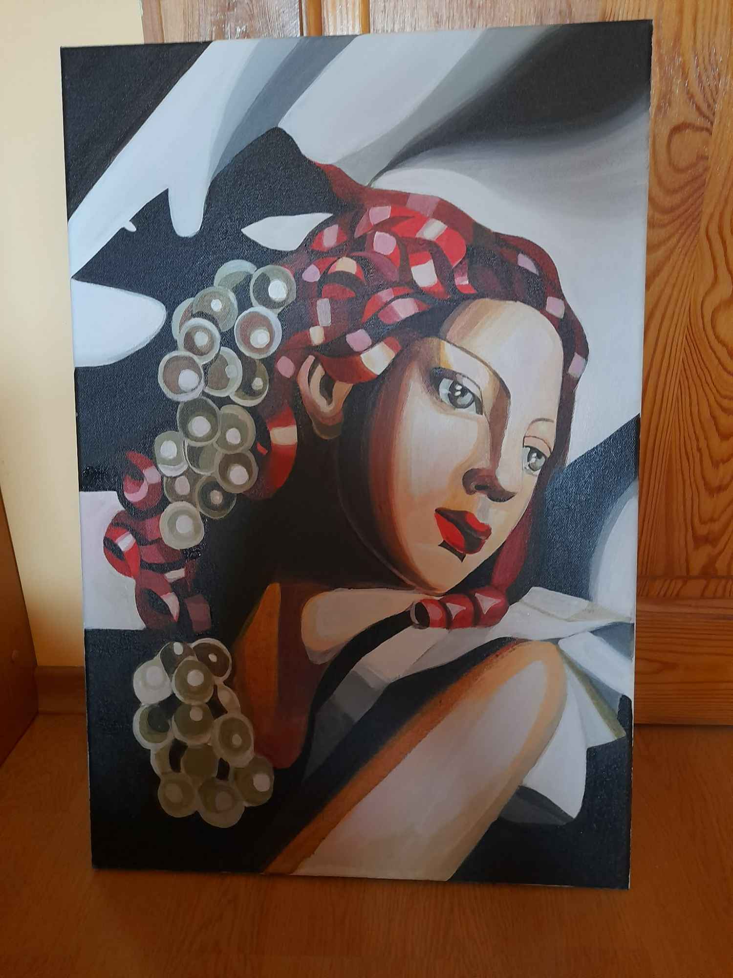 Sprzedam obraz Tamara Łempicka z winogronami Praga-Północ - zdjęcie 1