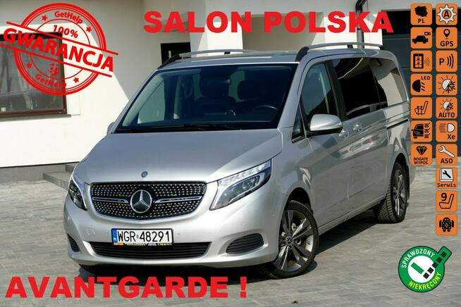 Mercedes V 220 Salon Polska! Long! Avantgarde! 8-osobowy! Grójec - zdjęcie 1