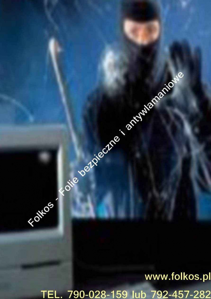 Folia bezpieczna 2B2 na okna, lustra, witryny...Oklejanie szyb Mokotów - zdjęcie 2