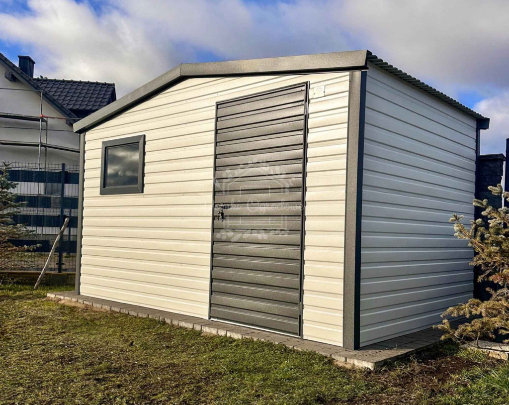 Schowek - domek ogrodowy 3x2m  biały  antracyt dach dwuspadowy ID1162 Rybnik - zdjęcie 6