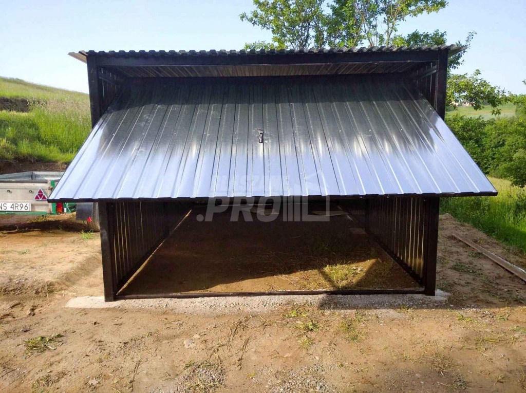 Garaż blaszany 3x5 Brama - ocynk - spad w tył GP188 Jelenia Góra - zdjęcie 6