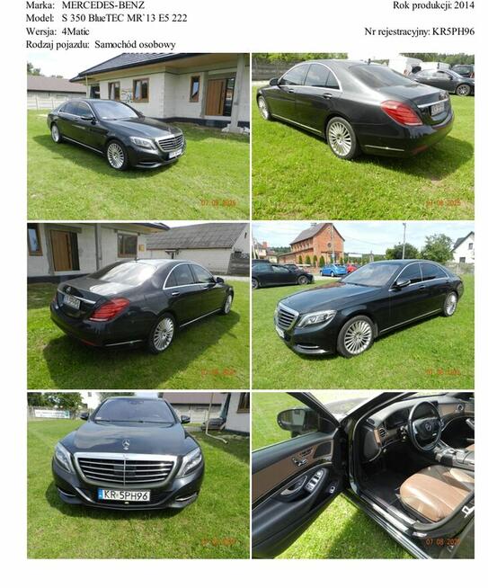 Mercedes Benz S 350 BlueTEC Mr 13 E 222 Tarnów - zdjęcie 1