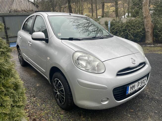 Nissan Mikra 2012 rok 5-drzwi 1,2 ben 80 ps klima 131 tys km Jelenia Góra - zdjęcie 3