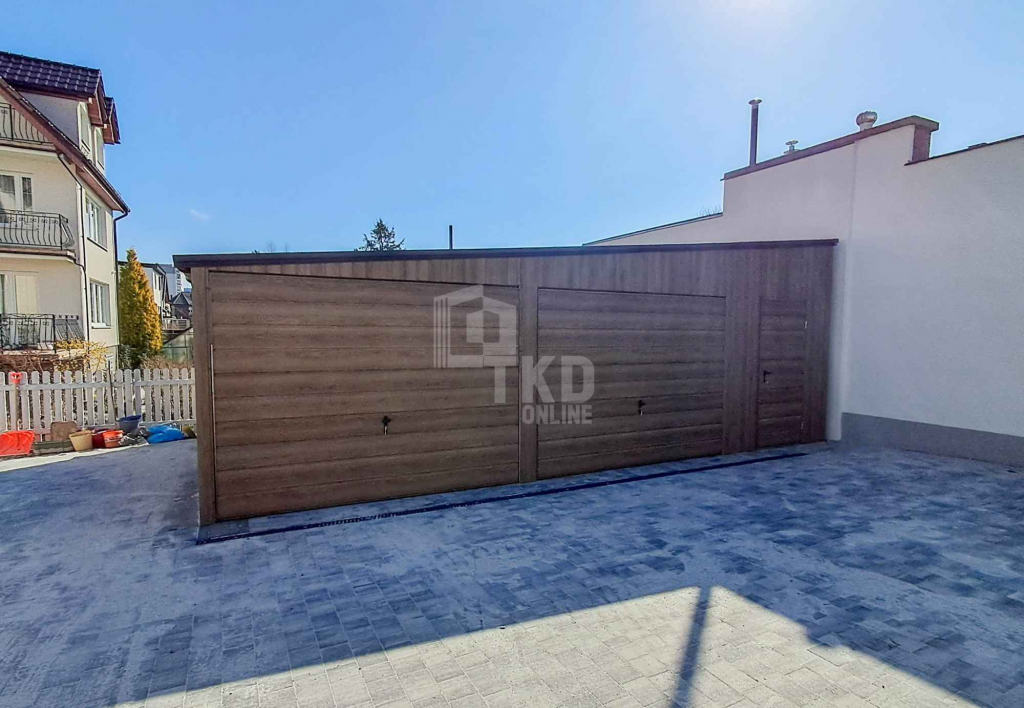Garaż blaszany 8x6m 2x brama  okno drzwi  dach rynna TKD359 Sopot - zdjęcie 4