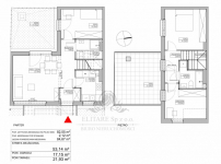 Mieszkanie Atrialne 82,55m2+ogr.17,15m2+ taras21,93m2+mp/ Jagodno Wrocław - zdjęcie 2