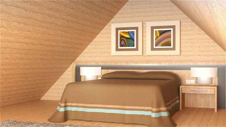 Domek drewniany całoroczny letniskowy 4,8m/7,2m 15/20 Mokotów - zdjęcie 5