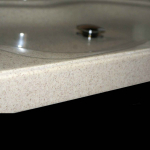 Unikatowa umywalka wygięta z blatu kompozytowego o wymiarze 98x54x6.5 Bydgoszcz - zdjęcie 4