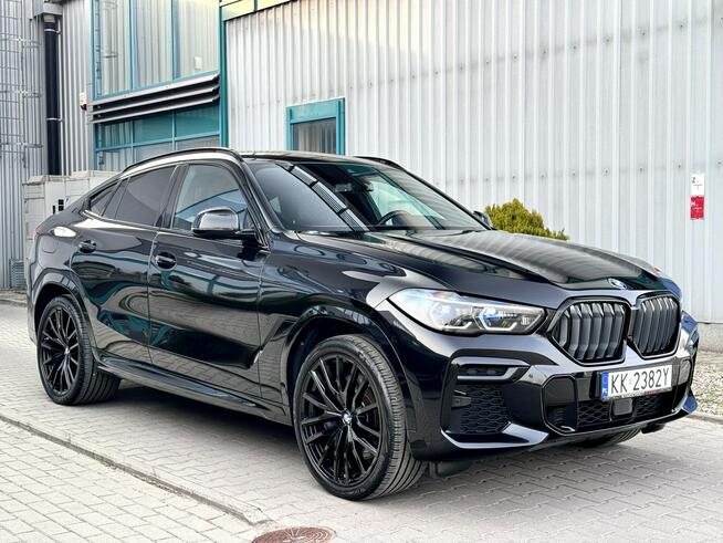 BMW X6 40d. All Black. Gwarancja 05.2027. Nowe opony. Po serwisie ASO. Węgrzce - zdjęcie 3