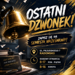 Zapisy na semestr wrześniowy trwają!