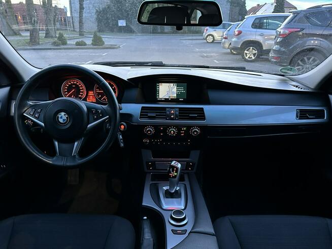 LCI E61 520d LIFT 2.0d 177KM Automat Navi iDrive Pdc Led Zarejestrowan Wijewo - zdjęcie 7