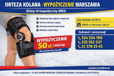 Orteza kolana – wypożyczenie Warszawa | Sklep Ortopedyczny IMED