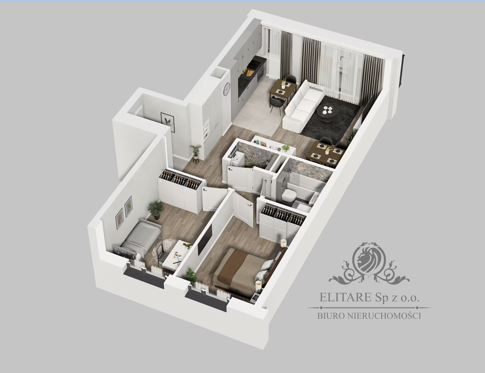Mieszkanie 64,48m2, 3 pokoje, balkon, ogrzewanie miejskie/ Reymonta Wrocław - zdjęcie 12