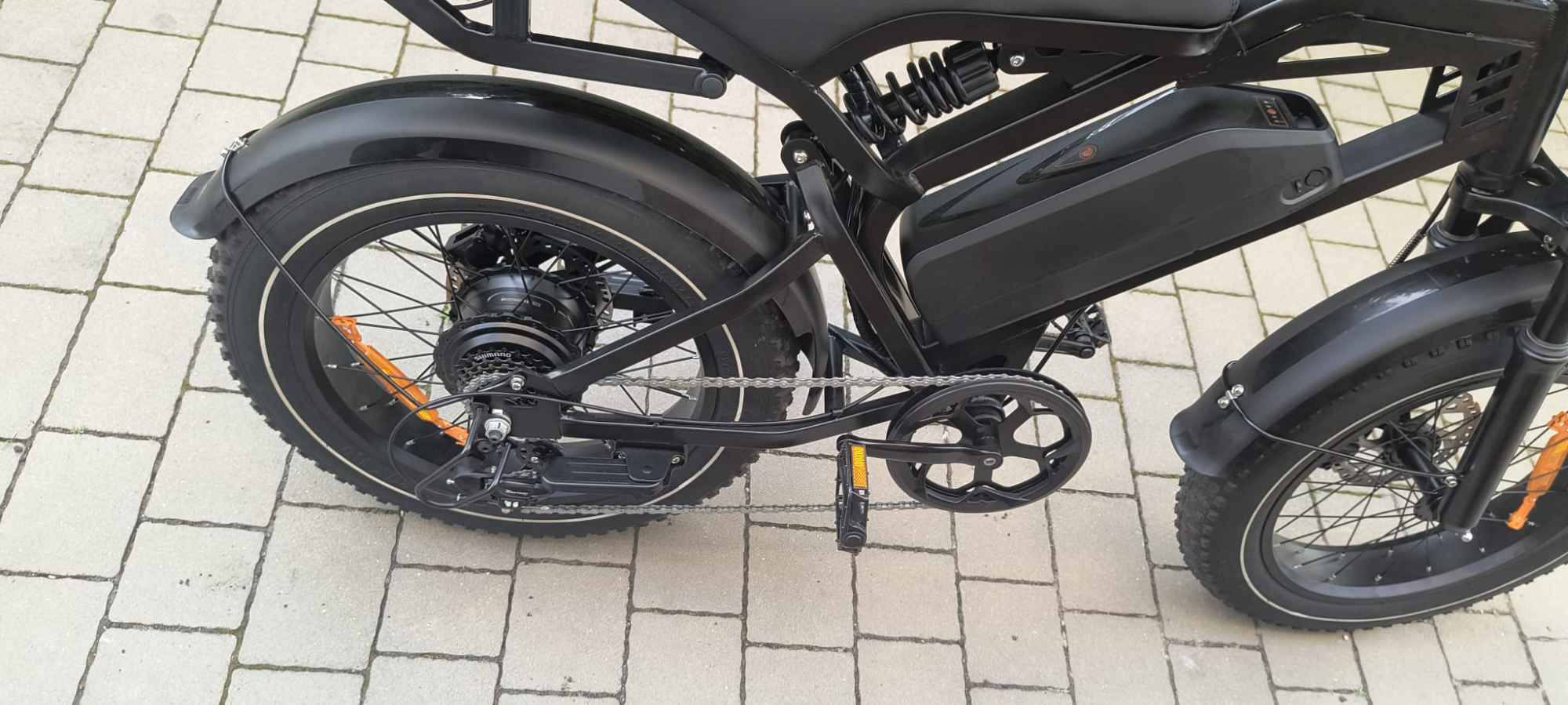 Nowy rower elektryczny Fatbike V20 Pro – czarny Siedlce - zdjęcie 4