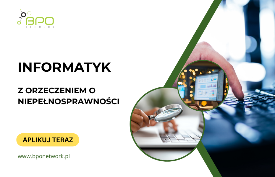 Informatyk z orzeczeniem o niepełnosprawności - zdalnie (cała Polska) Śródmieście - zdjęcie 2