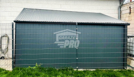 Domek Ogrodowy Garaż  2x5 Brama dwuskrzydłowa spad w bok GP92 Zakopane - zdjęcie 4