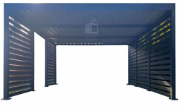 CarPort PREMIUM - wiata samochodowa 5x6 dodatkowa zabudowa ID1152
