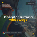 Operator żurawia wieżowego - Niemcy