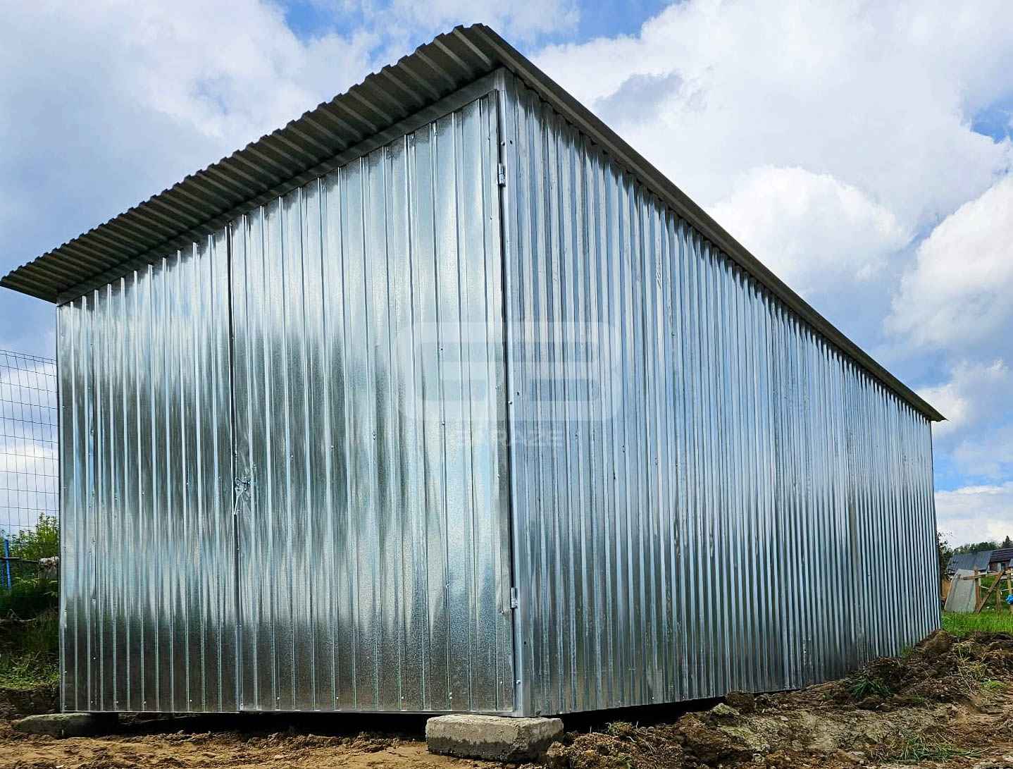 Garaż 3×5 m blaszany II gat konstrukcja wolnostojąca na budowe GB113 Kraśnik - zdjęcie 4