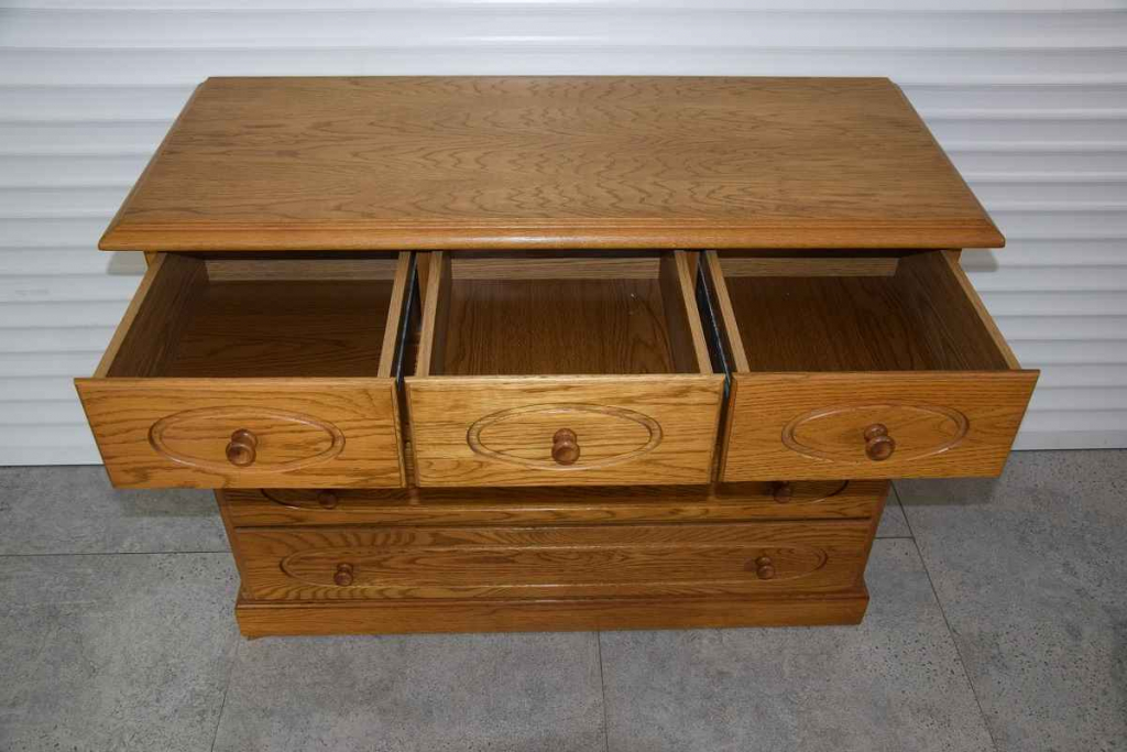 komoda dębowa z szufladami - jak nowa Olsztyn - zdjęcie 3