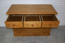 komoda dębowa z szufladami - jak nowa Olsztyn - zdjęcie 3