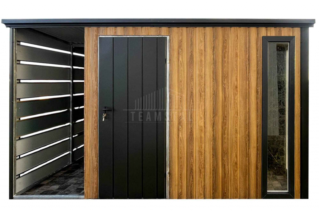 Schowek - Domek ogrodowy 3x2,5m wiata 0,5m drzwi 2 x okno TS1200 Tczew - zdjęcie 1