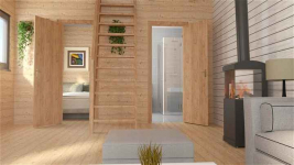 Drewniany Domek 4,8×7,2 m – Letniskowy Całoroczny, Solidne Wykonanie Rzeszów - zdjęcie 4