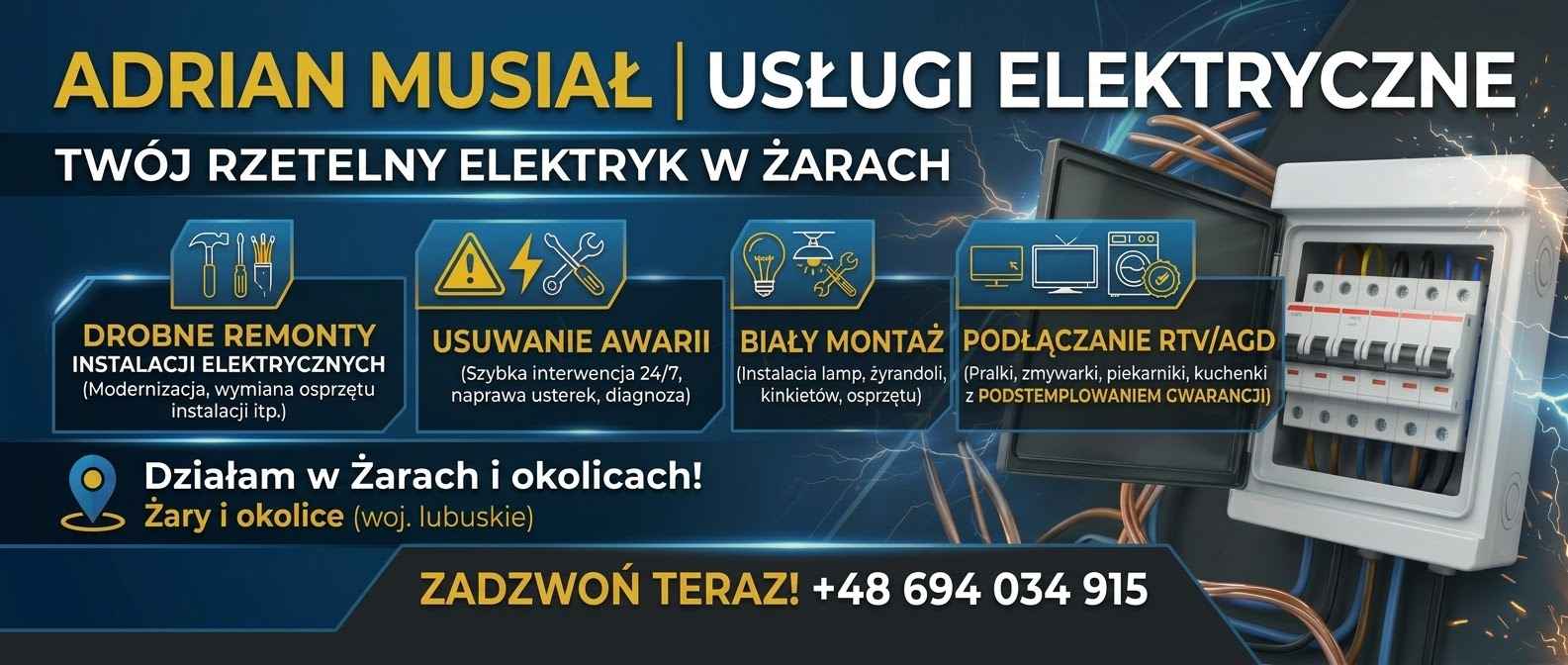 Usługi Elektryczne - ŻARY i okolice Żary - zdjęcie 1