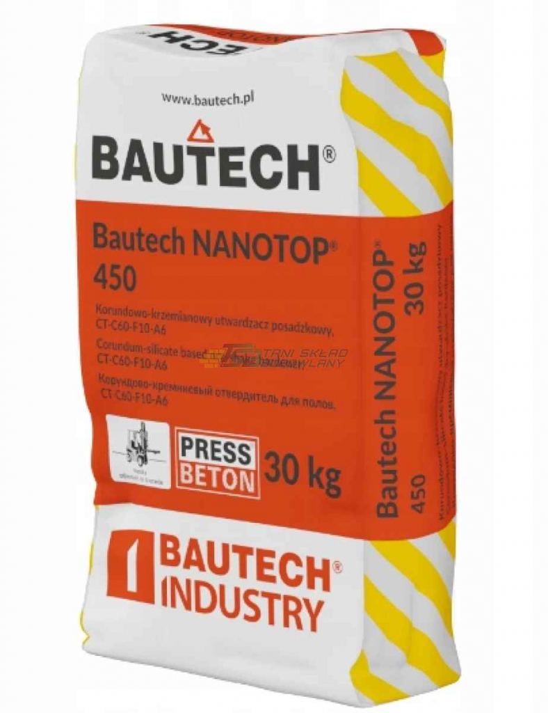 BAUTECH NANOTOP 450 Posypka utwardzająca do posadzek przemysłowych Bydgoszcz - zdjęcie 1