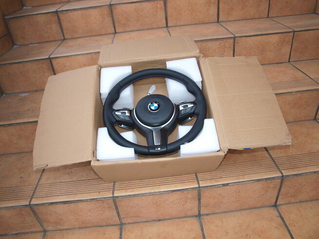 BMW X1 X2 X4 X5 Sport M pakiet kierownica skórzana + airbag Kalisz - zdjęcie 1