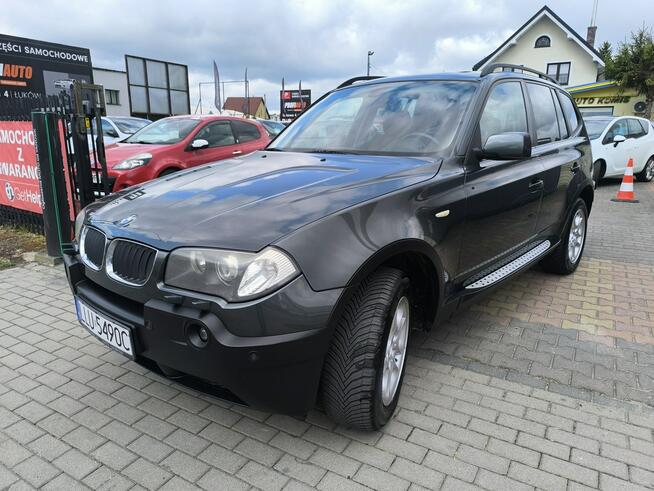 BMW X3 2.0d 150KM 4x4 Klimatronic Navi Skóra Łuków - zdjęcie 9