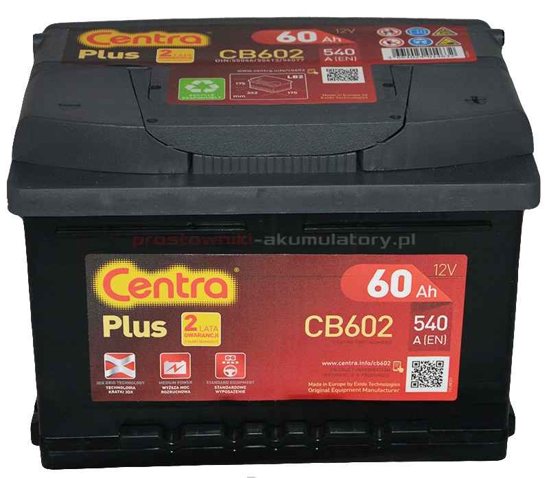 Akumulator Centra Plus 60Ah 540A Kilińskiego 51 Słupsk Słupsk - zdjęcie 1