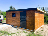 Garaż blaszany 4x6 Dach Płyta warstwowa Brama  + drzwi + okno GP170 Szczecinek - zdjęcie 11