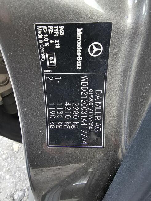 MERCEDES W212 E-KLASA E250 CDI Sosnowiec - zdjęcie 10