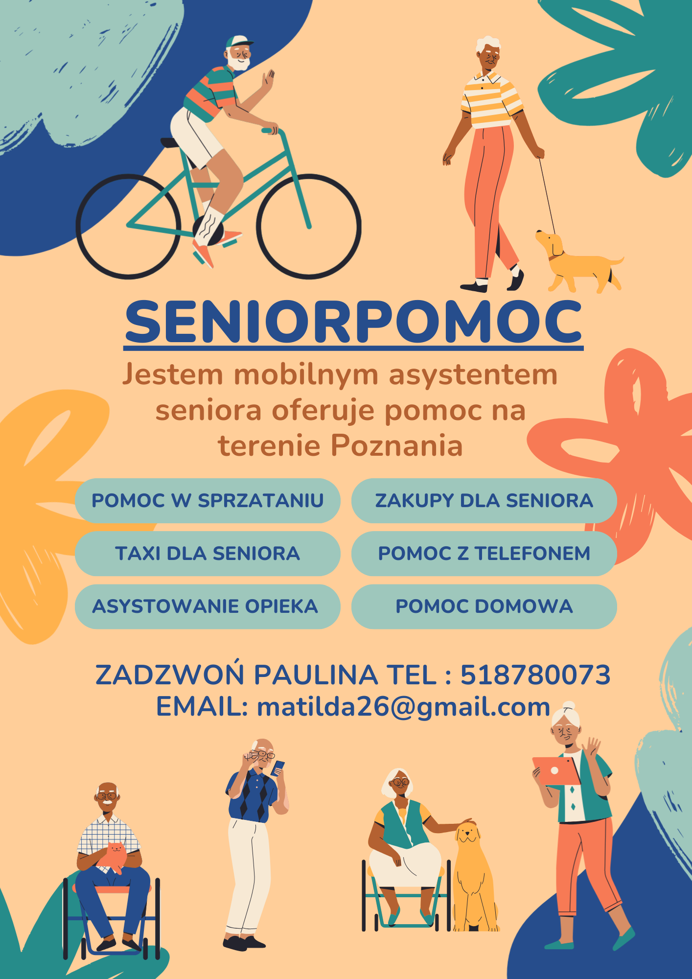 Mobilny asystent seniora - wsparcie w codziennych obowiązkach Wilda - zdjęcie 1