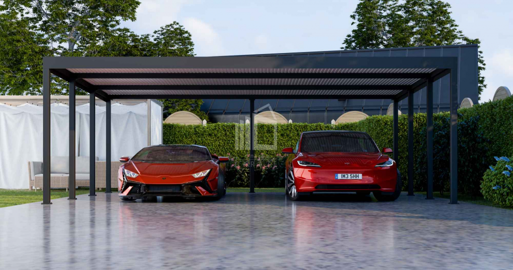 CarPort PREMIUM - wiata samochodowa 7x5 - antracyt ID1027 Częstochowa - zdjęcie 4