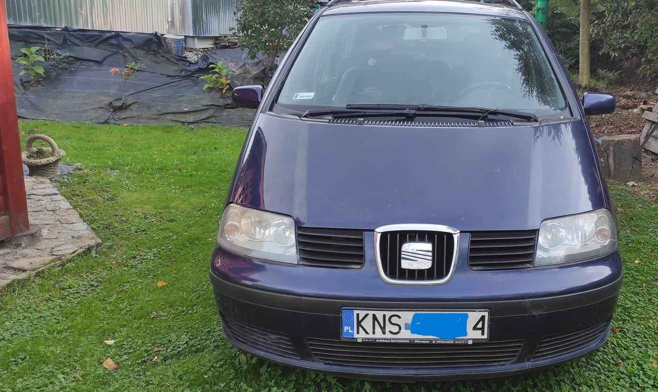 SEAT. ALHAMBRA. 1,9 TDI 115 KM 6 Biegów Grybów - zdjęcie 1