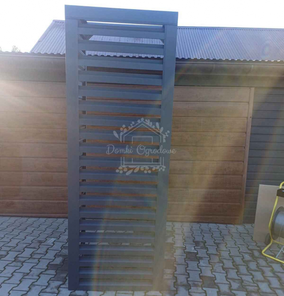 Osłona pompy ciepła 70x50x200 cm antracyt Zabudowa ID857 Czersk - zdjęcie 2