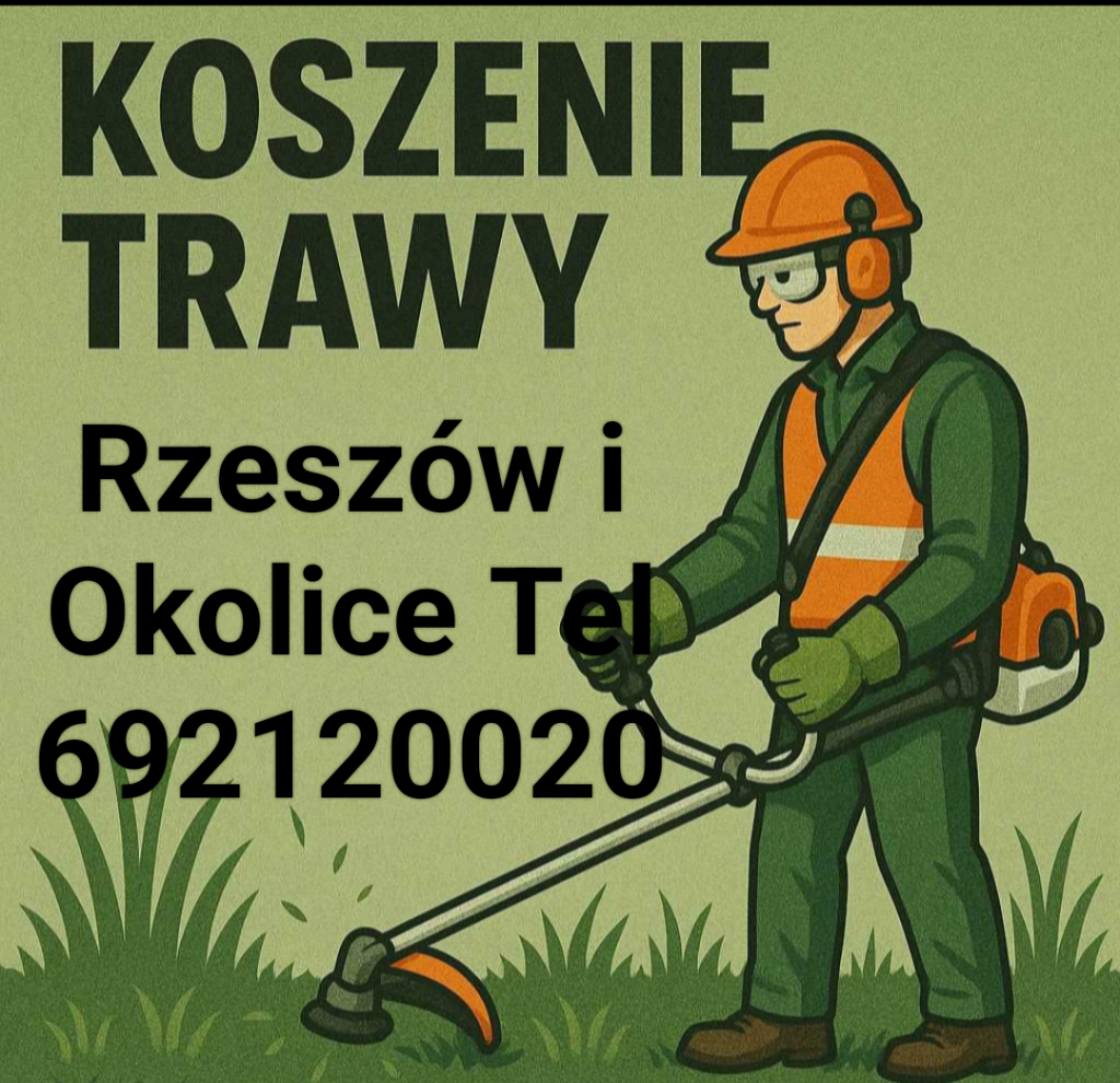 Koszenie traw podcinanie tuj Rzeszów Krasne Tyczyn tel 692120020 Rzeszów - zdjęcie 1