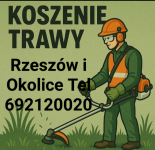 Koszenie traw podcinanie tuj Rzeszów Krasne Tyczyn tel 692120020