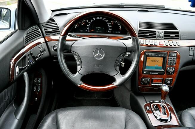 Mercedes S 500 _5.0 300KM_LPG_Long_Full Opcja_Masaże_Dociągi_ Płock - zdjęcie 6