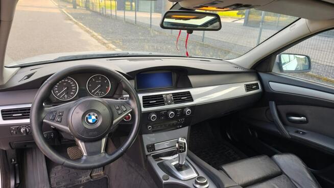 BMW Seria 5 E61 3.0 Diesel 197 KM | M57 | Automat | Hak 2000 kg Pabianice - zdjęcie 9